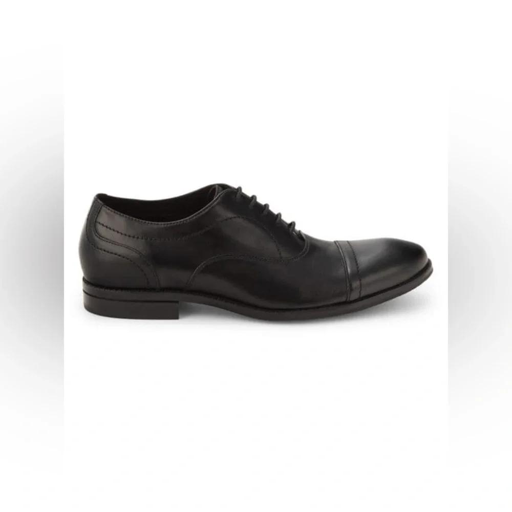 Cole‎ Haan Sawyer Oxford Cap Toe Black Dress Shoes Men's Size 12M Style C35106